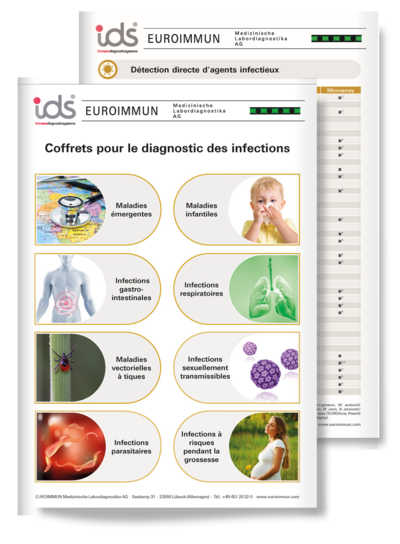 Coffrets pour le diagnostic des infections